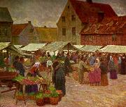 anders trulson martenstorget med schlyterska oil painting artist